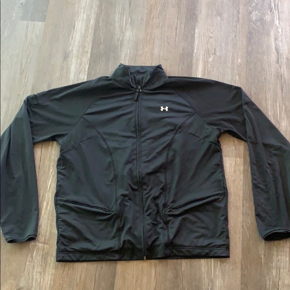 Black under armour zip jacket